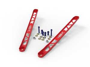 AFE 450-721003-R L 304 Stainless Steel Front Suspension Strut Brace Red - fits