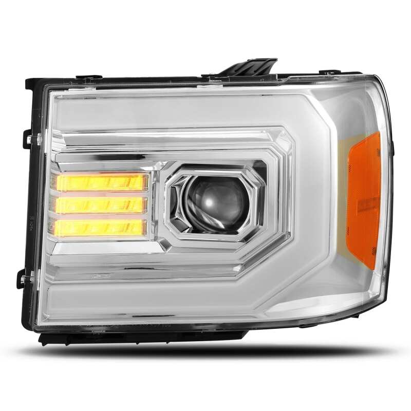 AlphaRex 880096 07-13 fits GMC Sierra 1500 (No Clsc) LUXX-Series LED Proj HL