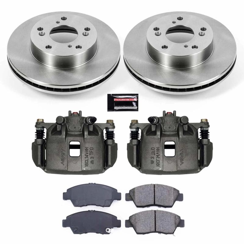 PowerStop KCOE6317 fits Acura 13-15 ILX Front Autospecialty Brake Kit w/Calipers