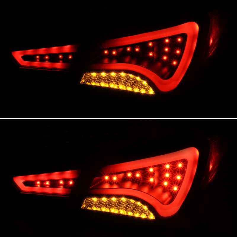 Spyder 5075246 fits Hyundai 11-13 Sonata LED Tail Lights Light Bar Black ALT-YD