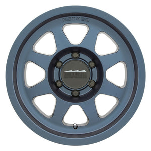 Method MR70178560600 MR701 17x8.5 0mm Offset 6x5.5 106.25mm CB Bahia Blue Wheel