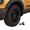 fits Ford 21-22 Racing M-1007K-BS17GB Bronco Sport 17 Wheel Kit - Gloss Black