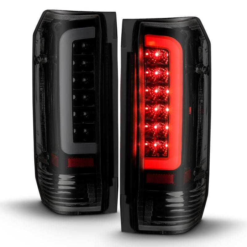 ANZO 311351 1996 fits Ford 87-19 F-150 LED Taillights Black Housing Smoke Lens (Pair)