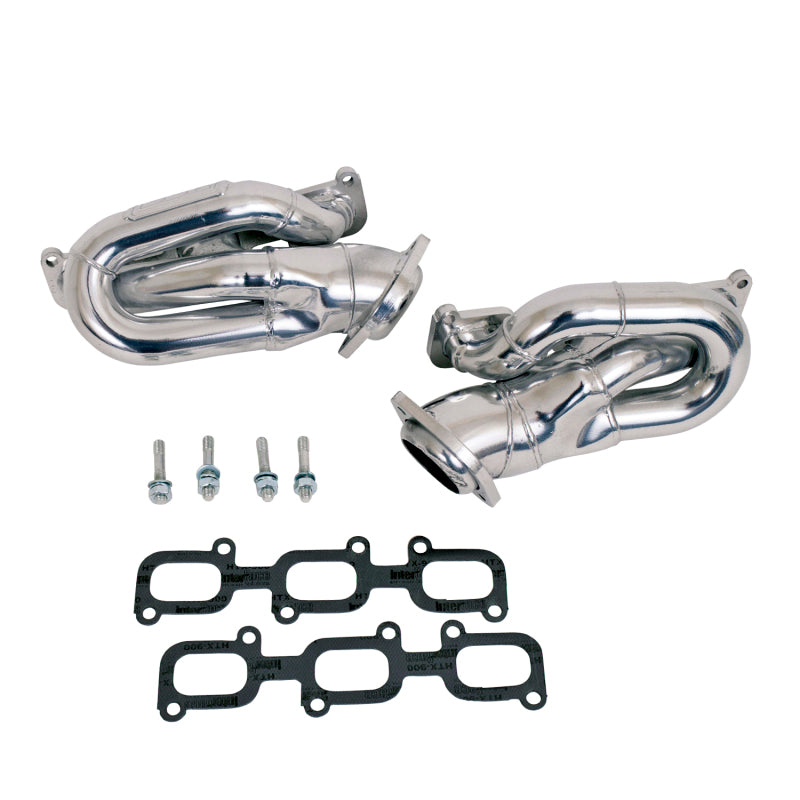 BBK  14420 Mustang 3.7 V6 Shorty Tuned Length Exhaust Headers - 1-5/8 Silver Cer