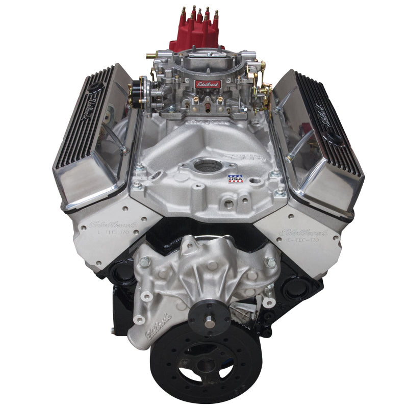 Edelbrock 46420 Crate Engine Edelbrock 9 0 1 Performer E-Tec w/ Long Water Pump As Cast