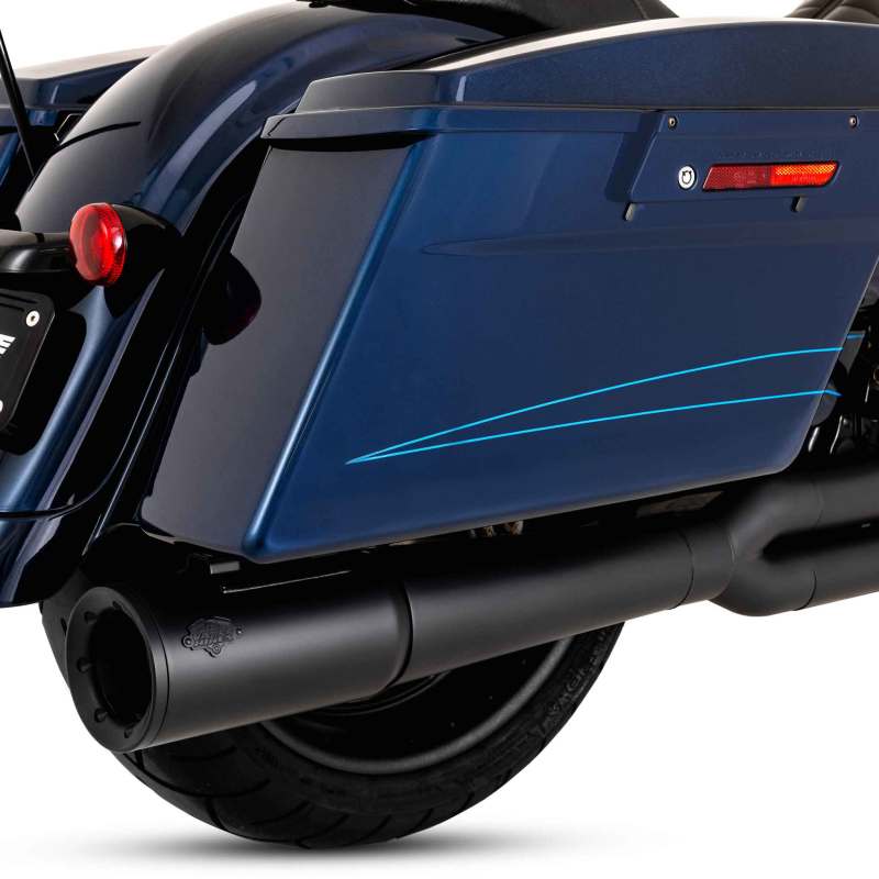 Vance and Hines 47383 Vance & Hines HD Dresser 17-22 Pro Pipe 2-1 Black PCX F