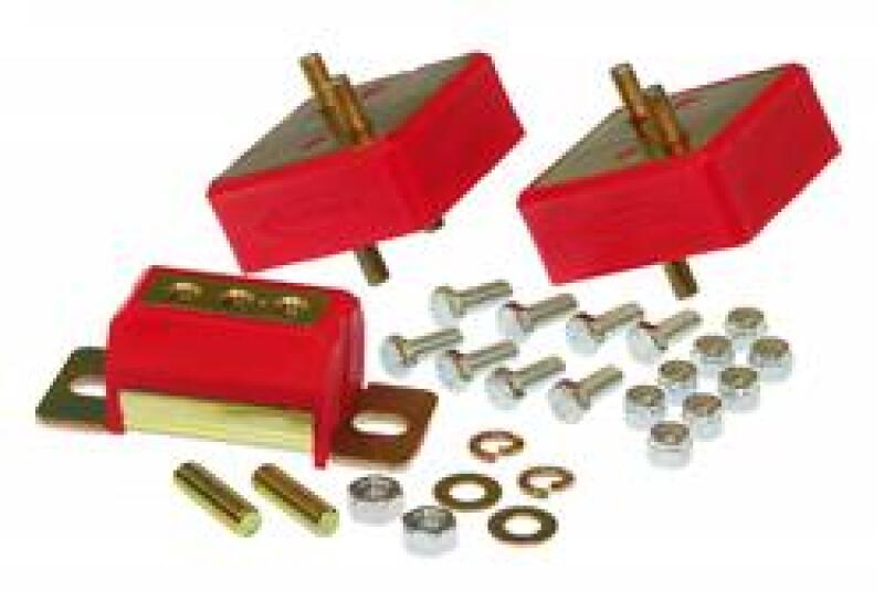 Prothane 1828 fits Jeep Motor & Trans Mount Kit - Red