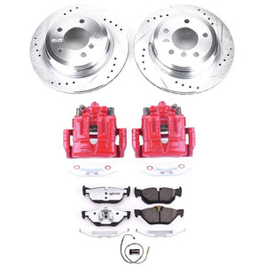 PowerStop KC5980 26 fits BMW 328i Rear Z26 Street Warrior Brake Kit w/Calipers