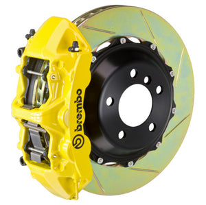 Brembo 1M2.8070A5 Brembo 78-79 930 Front GT BBK 6 Piston Cast 355x32 2pc Rotor Slotted Type-1- Yellow