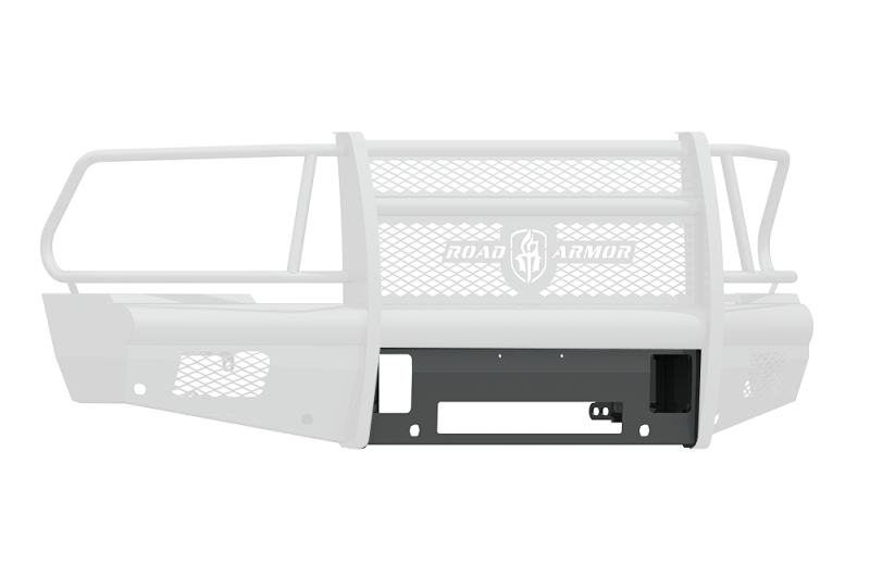 Road Armor 410V-NWP 10-18 fits Dodge 2500 Vaquero Front Non-Winch Plate - Tex Blk