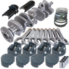 Eagle 12012040 fits Chevy 350 3.750in Crank 6.000in H-Beam 6cc Dome 4.040in Pistons Rotating Assembly