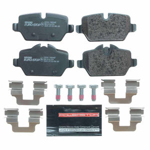 PowerStop fits Mini 13-16 Cooper Paceman Euro-Stop ECE-R90 Rear Brake Pads