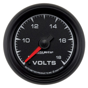AutoMeter 5991 Autometer ES 2-1/16in 18V Digital Stepper Motor Voltmeter