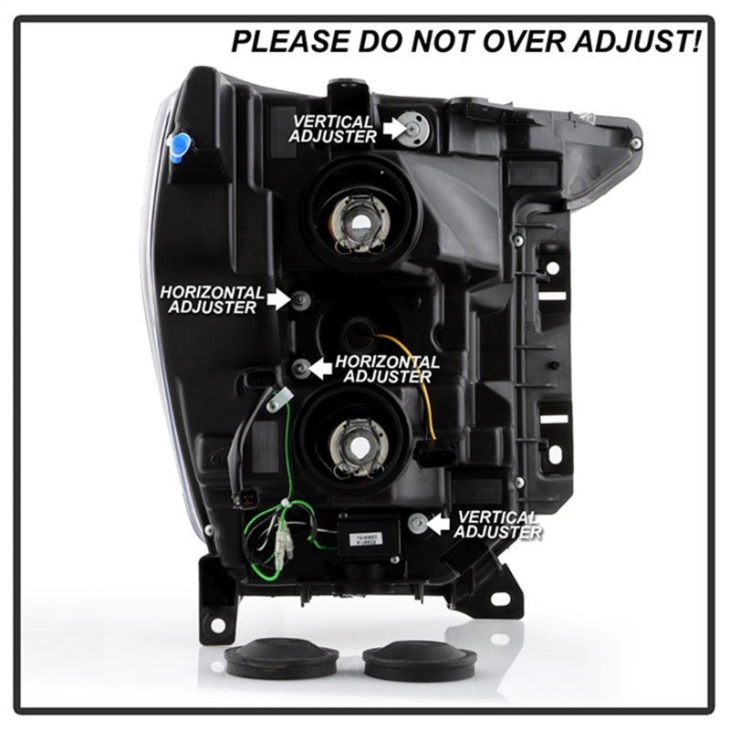 Spyder 5088703 Signature fits Ford 20-21 F150 (Halogen Model) Proj. Headlights