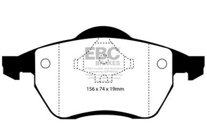 EBC UD836 96-98 fits Audi A4 1.8 Turbo (B5) Ultimax2 Front Brake Pads