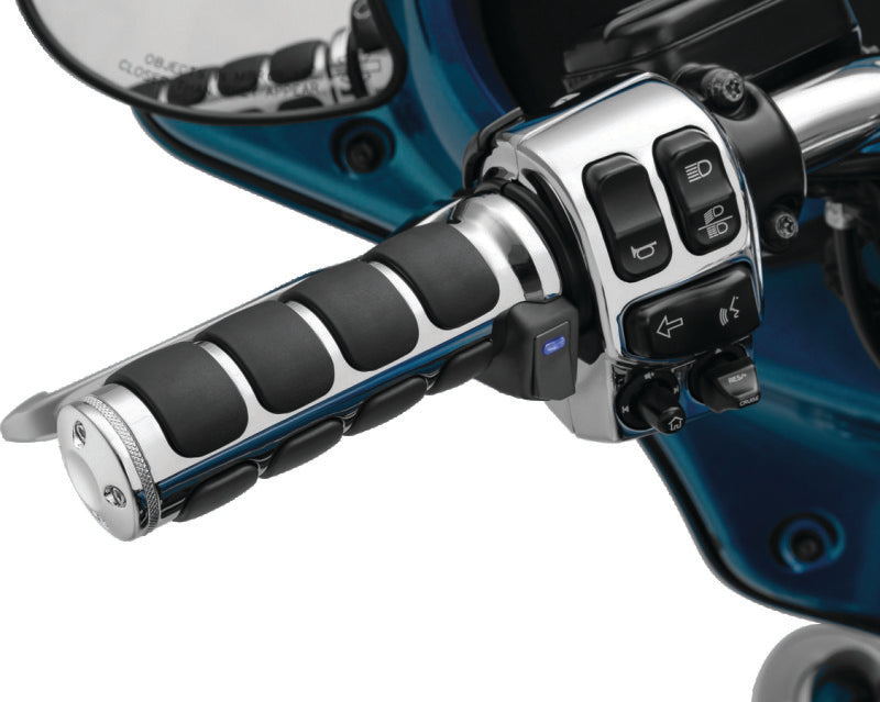 Kuryakyn 6470 Kuryakyn Heated ISO Grips Throttle-By-Wire Chrome
