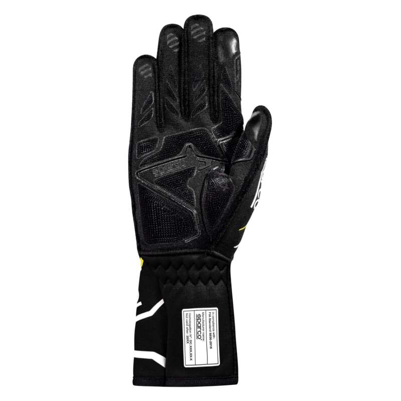 SPARCO BRG0001B0K08008 Glove Tide Blk/Yel 8
