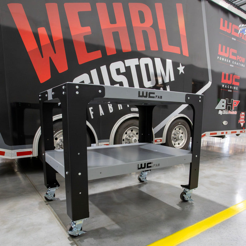 Wehrli WCF25-3248-120-TBLGR2 Modular Steel Work Bench Top/Shelf Kit, 32in. x 48i