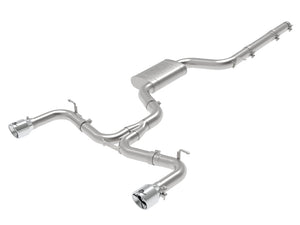 AFE 49-36418-P rce XP 3in-2.5in SS Exhaust Cat-Back 15-17 fits Volkswagen GTI (