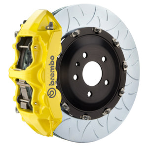 Brembo 1N3.9065A5 Brembo 17-20 RS3 Sedan Front GT BBK 6 Piston Cast 380x34 2pc Rotor Slotted Type-3- Yellow