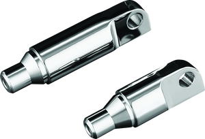 Kuryakyn 8064 Kuryakyn Male Mount 2-1/2inch Footpeg Extension Chrome (Pair)