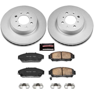 PowerStop fits Acura 94-01 Integra Front Z17 Evolution Geomet Coated Brake Kit