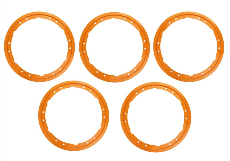 fits Ford Racing M-1021K-BLO 2021+ fits Ford Bronco Functional Bead Lock Ring Kit - Orange