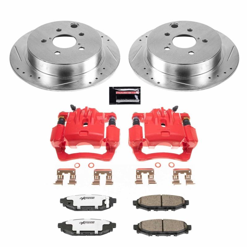 PowerStop fits Subaru Crosstrek Rear Z26 Street Warrior Brake Kit w/Calipers