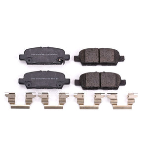 PowerStop 17 fits Infiniti EX35 Rear Z17 Evolution Ceramic Brake Pads w/Hardware