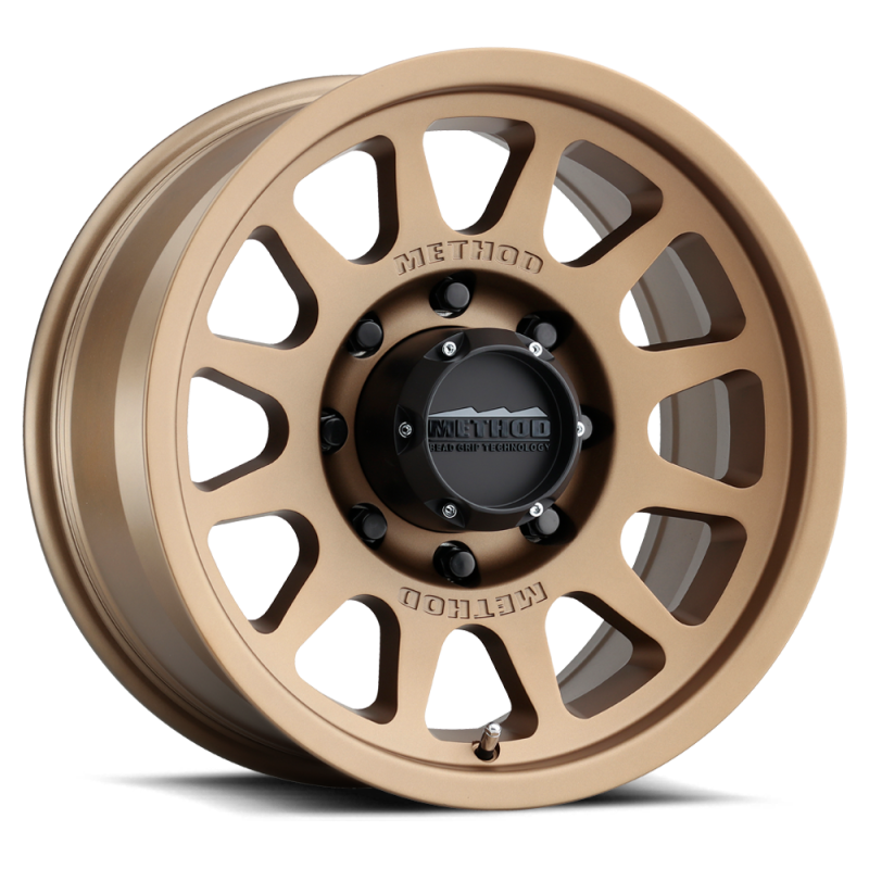 Method MR70378580900 MR703 17x8.5 0mm Offset 8x6.5 130.81mm CB Method Bronze Wheel