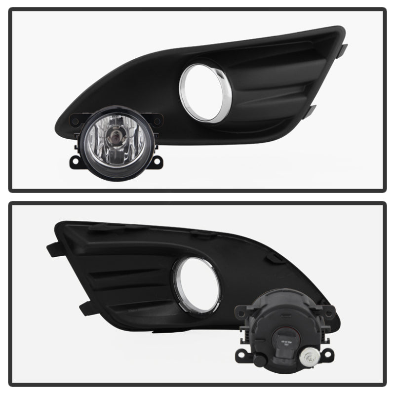 Spyder 5080332 fits Ford 13-20 C-Max 2015 OEM Fog Light W/Universal Switch- Cle