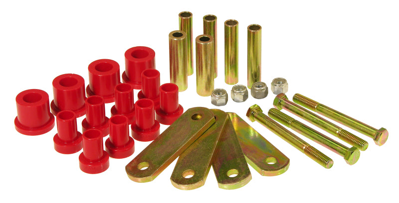 Prothane 4-1014 fits Chrysler 68-72 A Body HD Spring & Shackles Bushings - Red