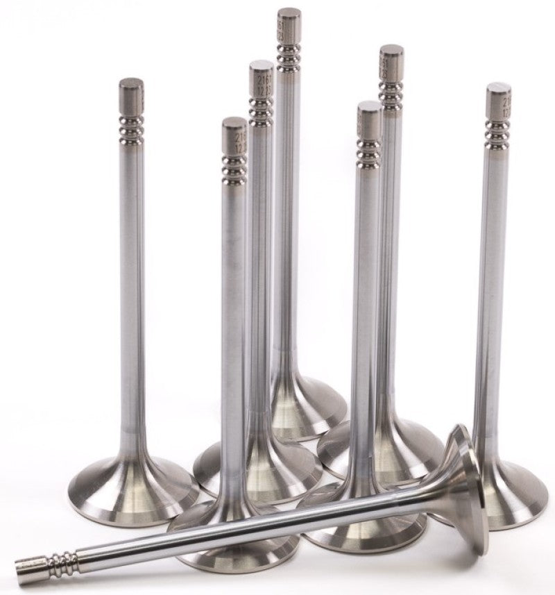 GSC 2163-8 P-D fits Ford Mustang 5.0L Coyote Gen 3 33mm Head (+1mm) Chrome Polished Exhaust Valve - Set of 8