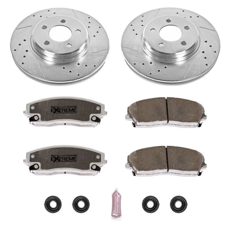 PowerStop K1714-26 05-19 fits Chrysler 300 Front Z26 Street Warrior Brake Kit