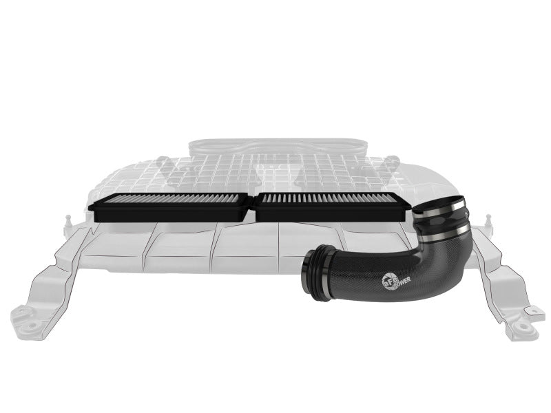 AFE 55-10014DC Stock Carbon Fiber Pro Dry S Induction System 2021 fits RAM 1500