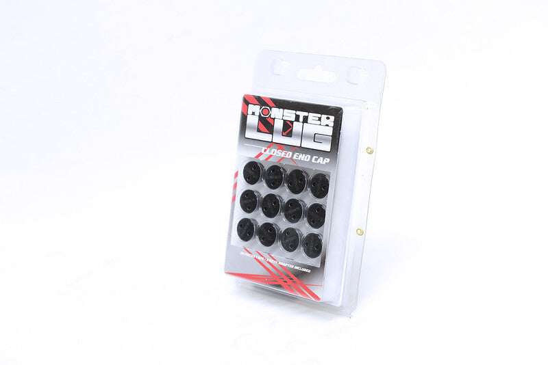 Wheel Mate 33007W Monster Lug Nut Caps - White 14x1.50