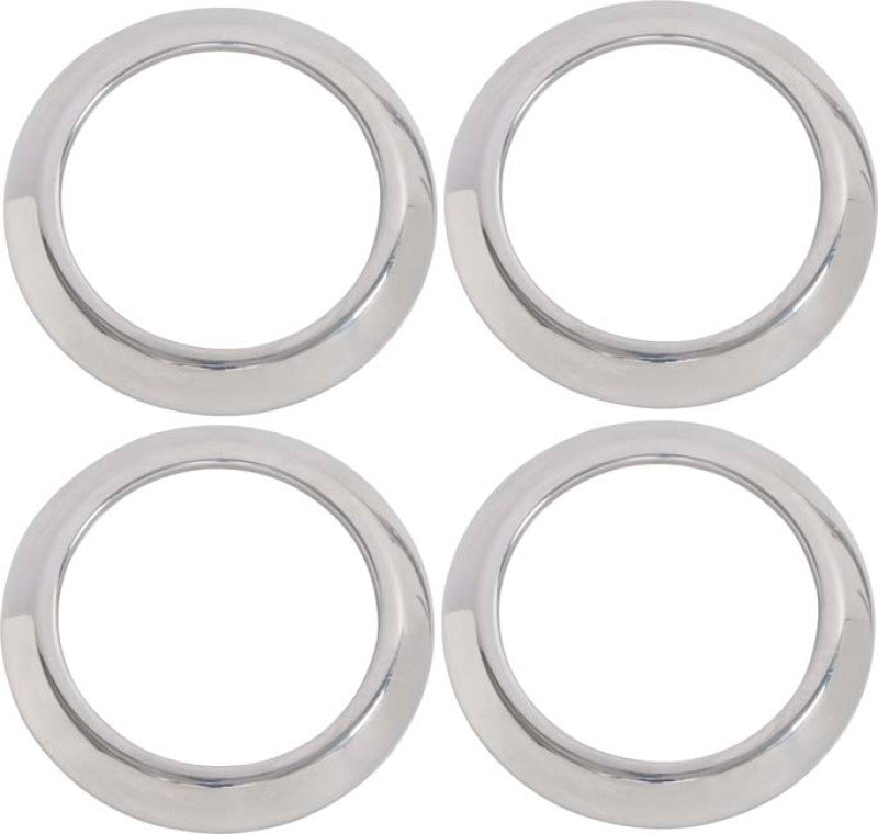 Kentrol 30004 fits Jeep 07-10 Wrangler JK Air Vent Bezels 4 Pieces - Polished Silver