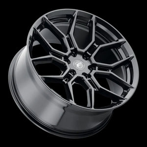Forgestar F03140089P30 X12 24x10 / 6x135 BP / ET30 / 6.68in BS Gloss Black Wheel