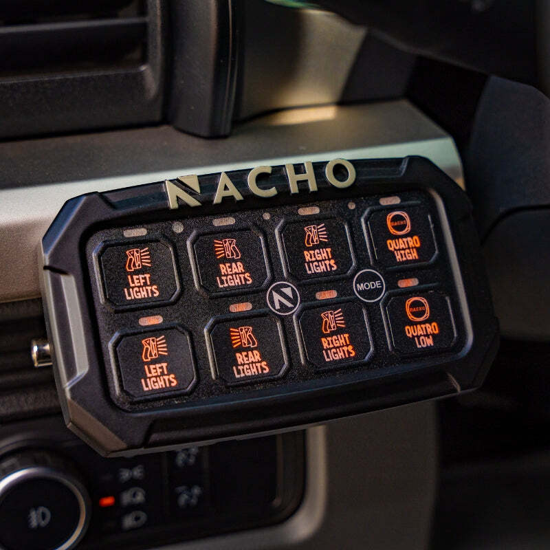 Nacho Offroad Technology NAC11SW Nacho Lighting 8-Switch Auxiliary Accessory Control System