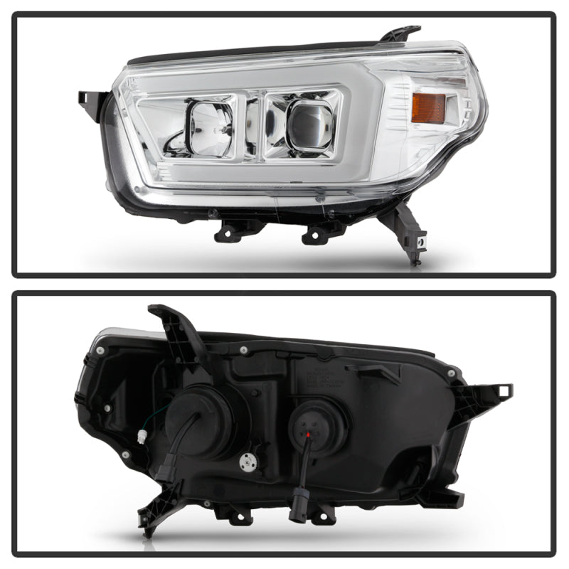 Spyder 5087461 Signature fits Toyota 10-13 4Runner Projector Headlights - Chrom