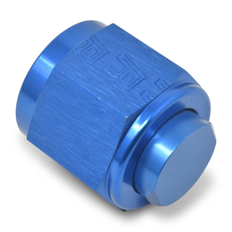 Russell 662000 Performance -16 AN Flare Cap (Blue)