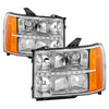 xTune 9037436 fits GMC Sierra 07-13 Headlights with Daytime LED Running Light -