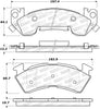 Stoptech 308.0614 Street Brake Pads - Rear