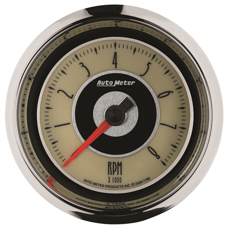 AutoMeter 1196 Cruiser In-Dash Tachometer 3 3/8in 8k RPM Gauge