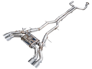 AWE 22-26 Cadillac CT5-V Blackwing SwitchPath Exhaust - Chrome Silver Tips