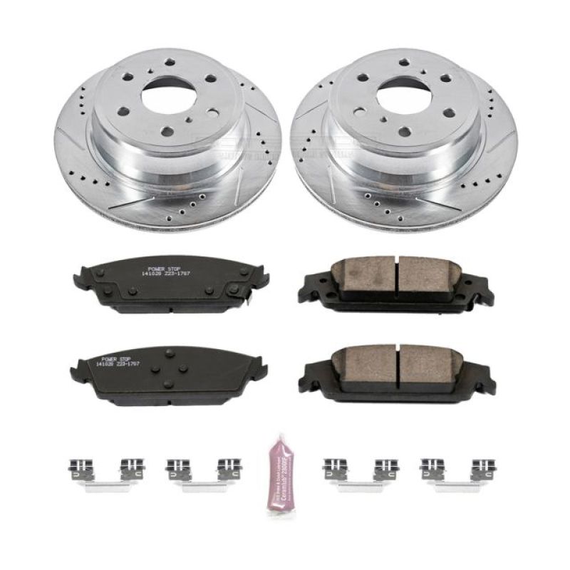 PowerStop K6562 fits Cadillac 15-19 Escalade Rear Z23 Evolution Sport Brake Kit
