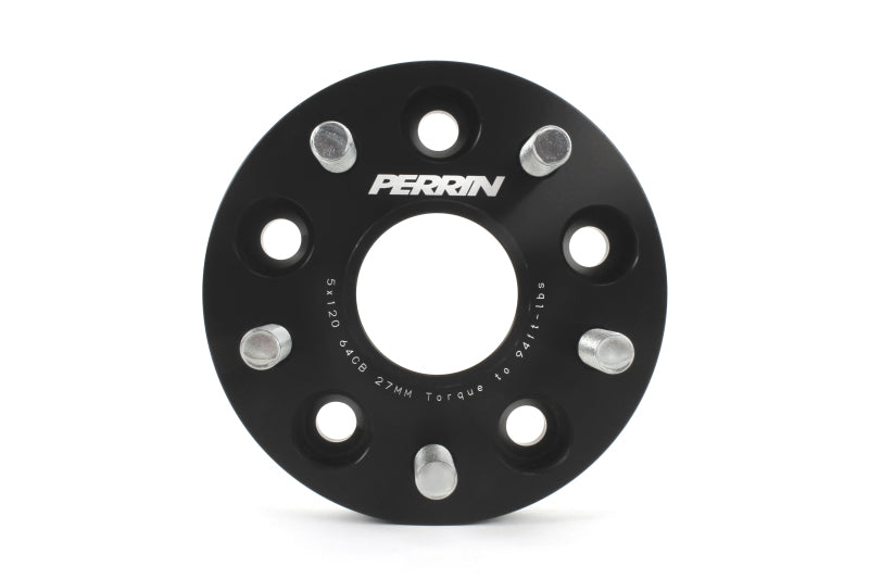 Perrin PHP-WHL-027BK 17-18 fits Honda Civic Type R 64.1mm Hub 5x120 27mm Wheel Spacers (One Pair)