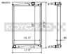 Koyo 01-06 BMW E46 M3 3.2L I6 Radiator