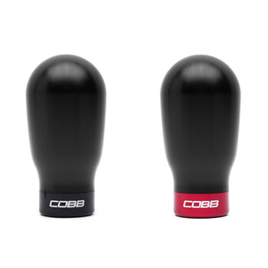 COBB 271370-BK fits Mazda 6-Speed Tall Weighted COBB Shift Knob - Blk (Incl. Both Red + Blk Collars)