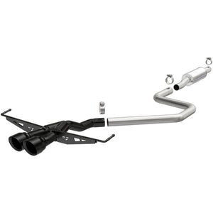 Magnaflow 19455 2019 fits Hyundai Veloster 1.6L 2.5in Center Exit Stainless Steel Cat-Back Exhaust w/Blk Tips